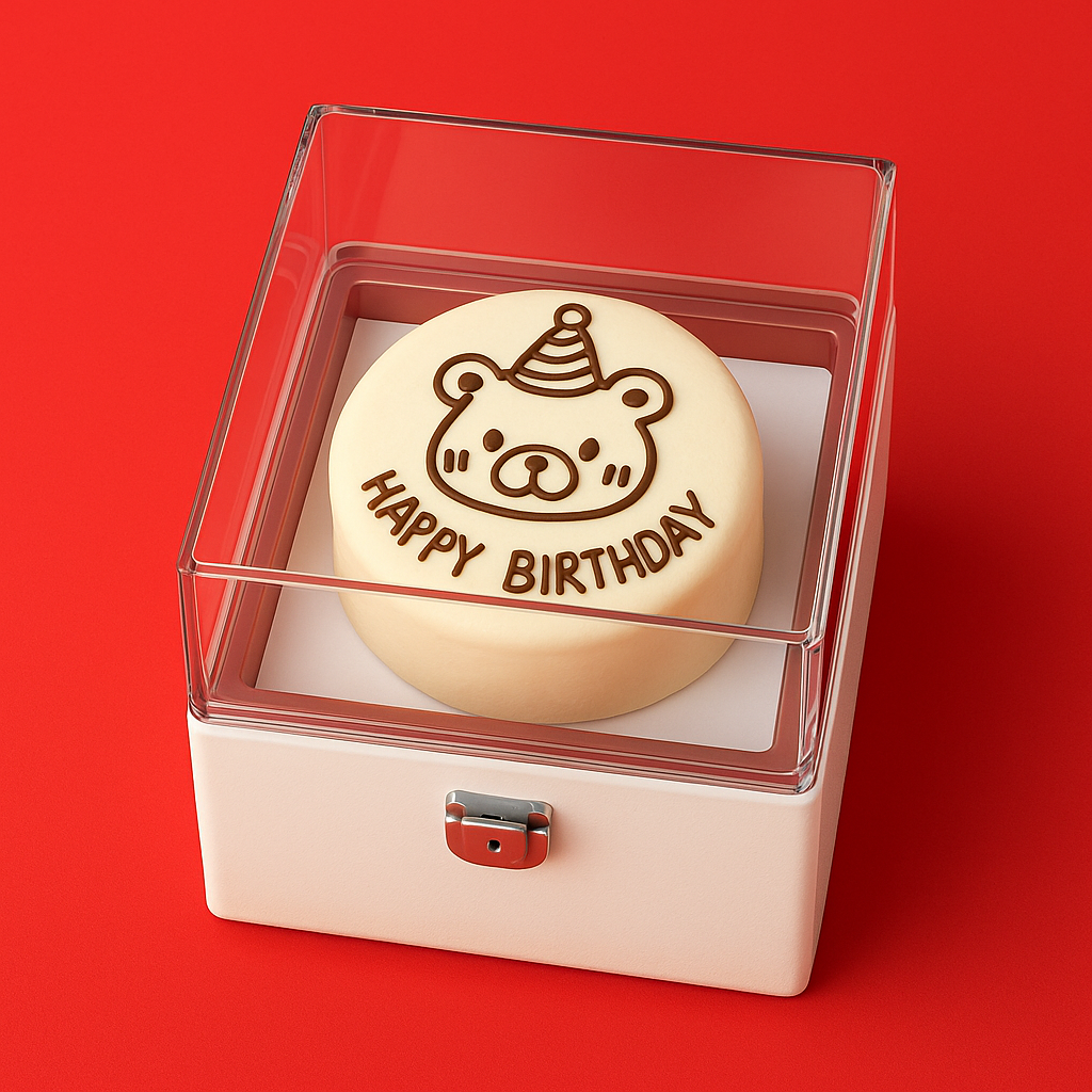 Bear Cake Surprise Box || Free Adjustable Silver Ring Today!!