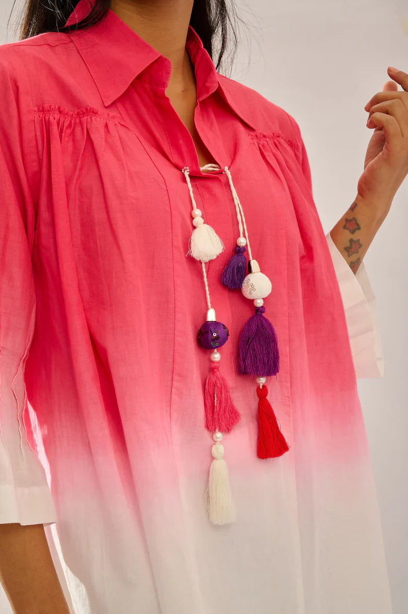 Dipsy ombre cotton top