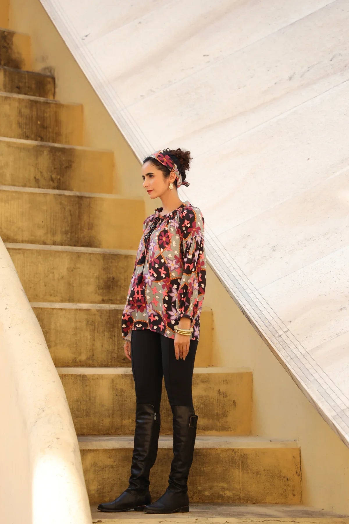 Fiona Tie Neck Top