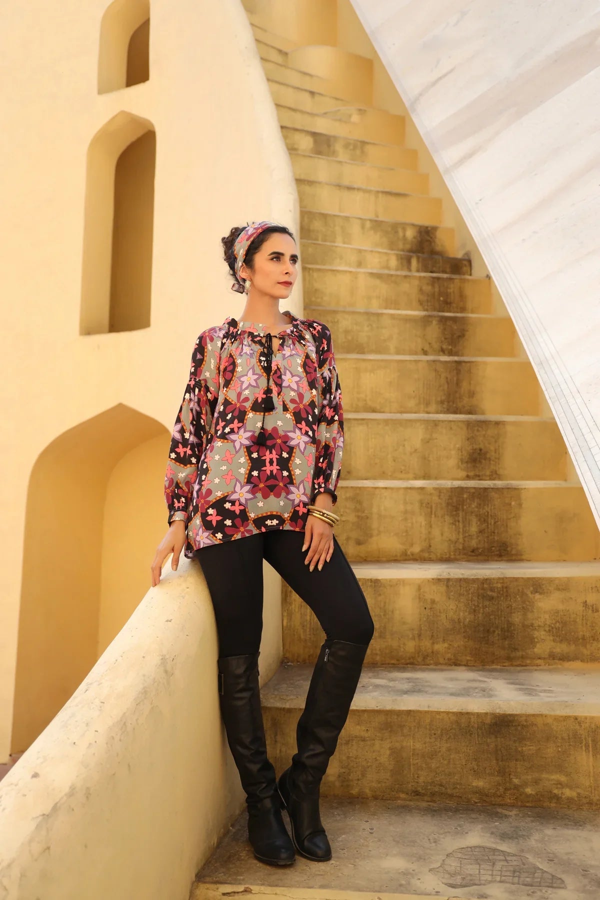 Fiona Tie Neck Top