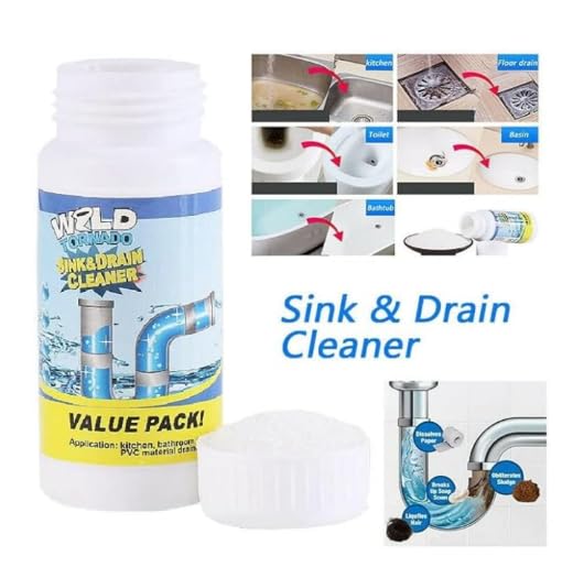 Buy 1 Get 2 Drain Blockage Cleaner Sink Cleaner Powder