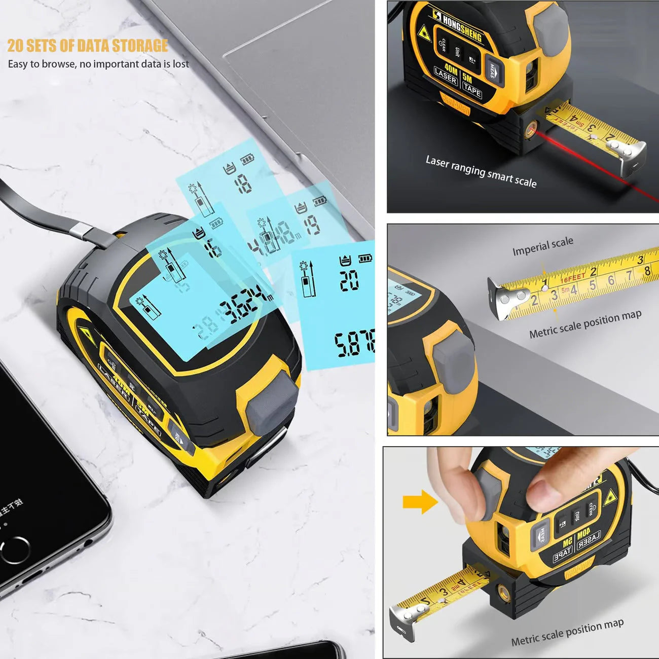 TrueRange Laser Measuring Tape