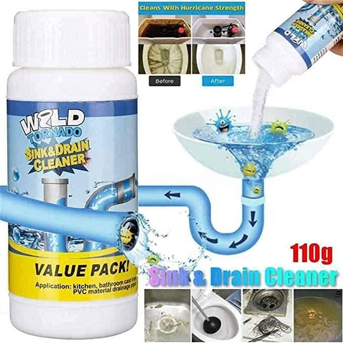 Buy 1 Get 2 Drain Blockage Cleaner Sink Cleaner Powder