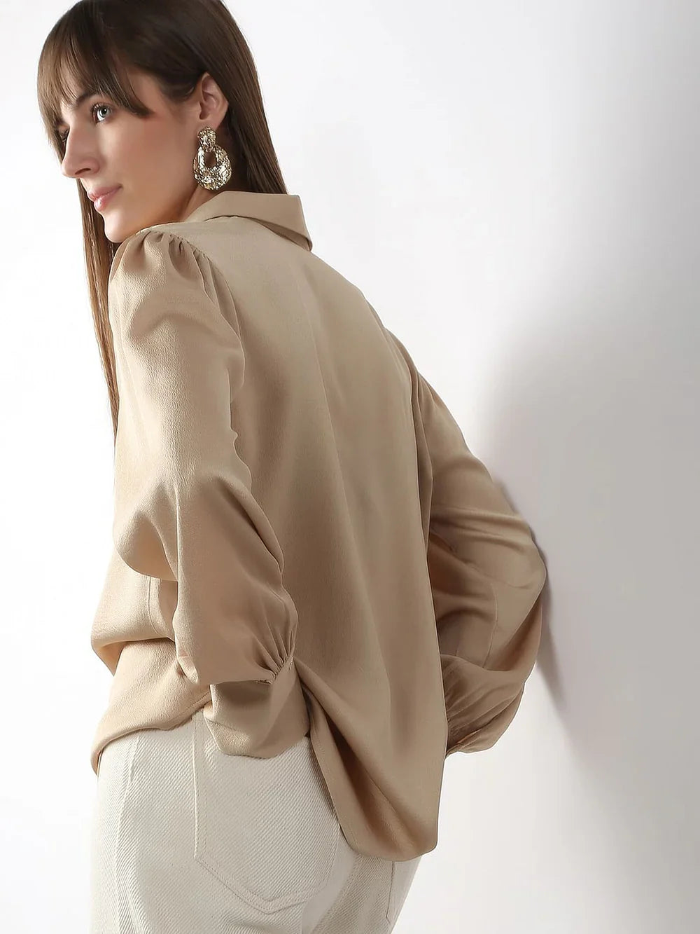BEIGE SHIRT