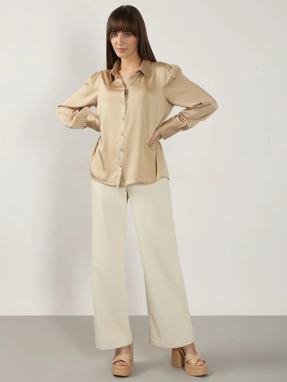 BEIGE SHIRT