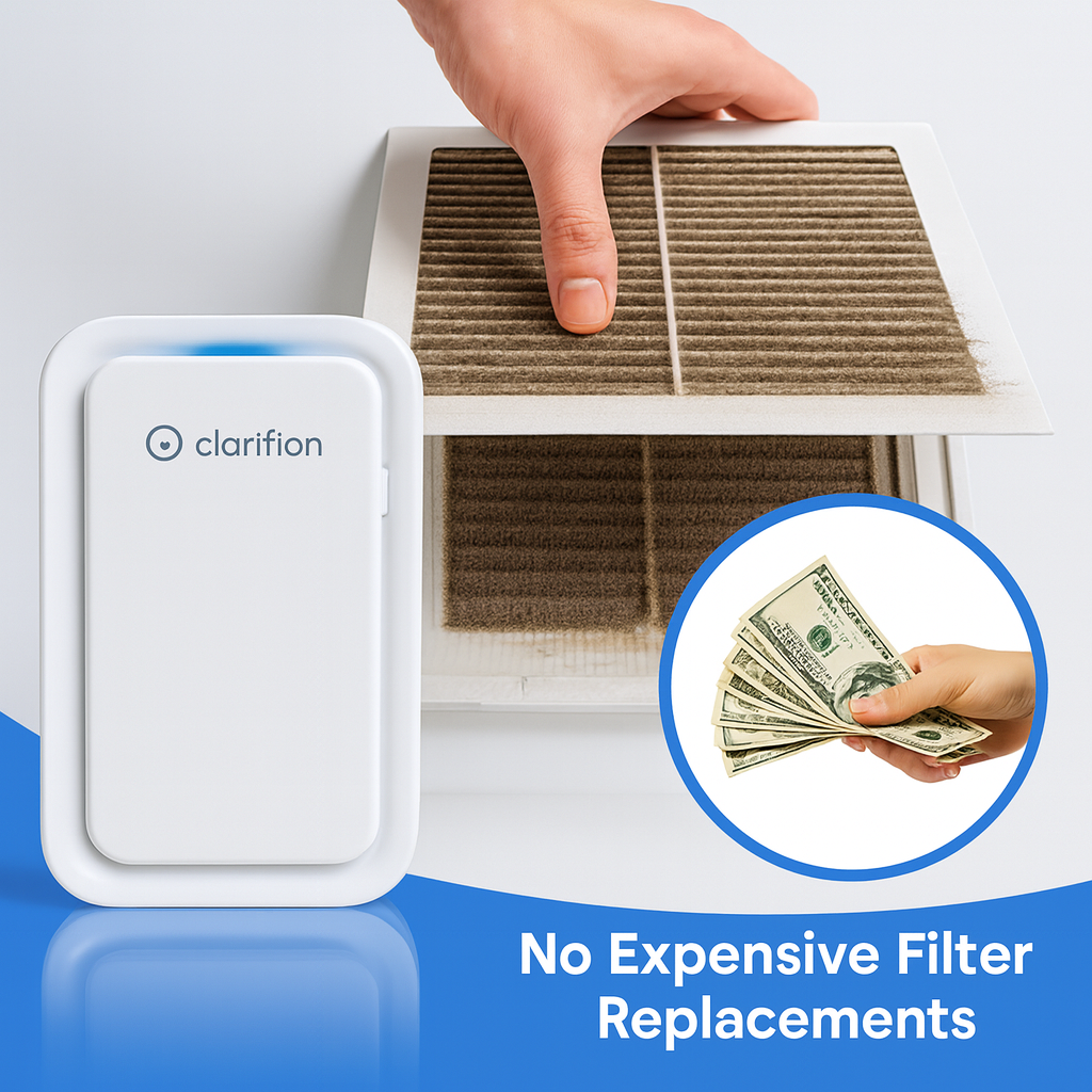 Clarifion Air Purifier - Pocket-Sized Ion Technology Air Cleaner | 96% Energy Efficient | Cash on Delivery | Buy 1 Get 1 FREE Today Only