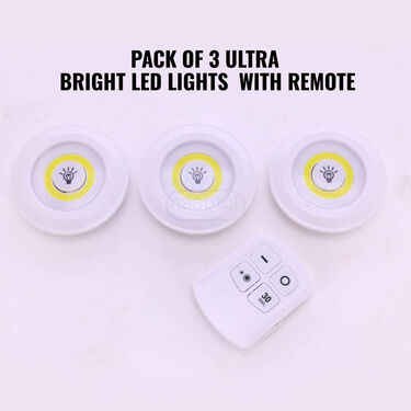 10 lights PACK | COB LED Light With Remote Control (L66)