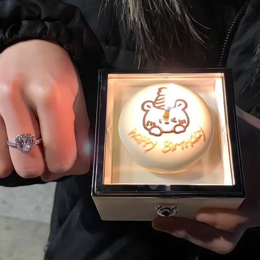 Bear Cake Surprise Box || Free Adjustable Silver Ring Today!!
