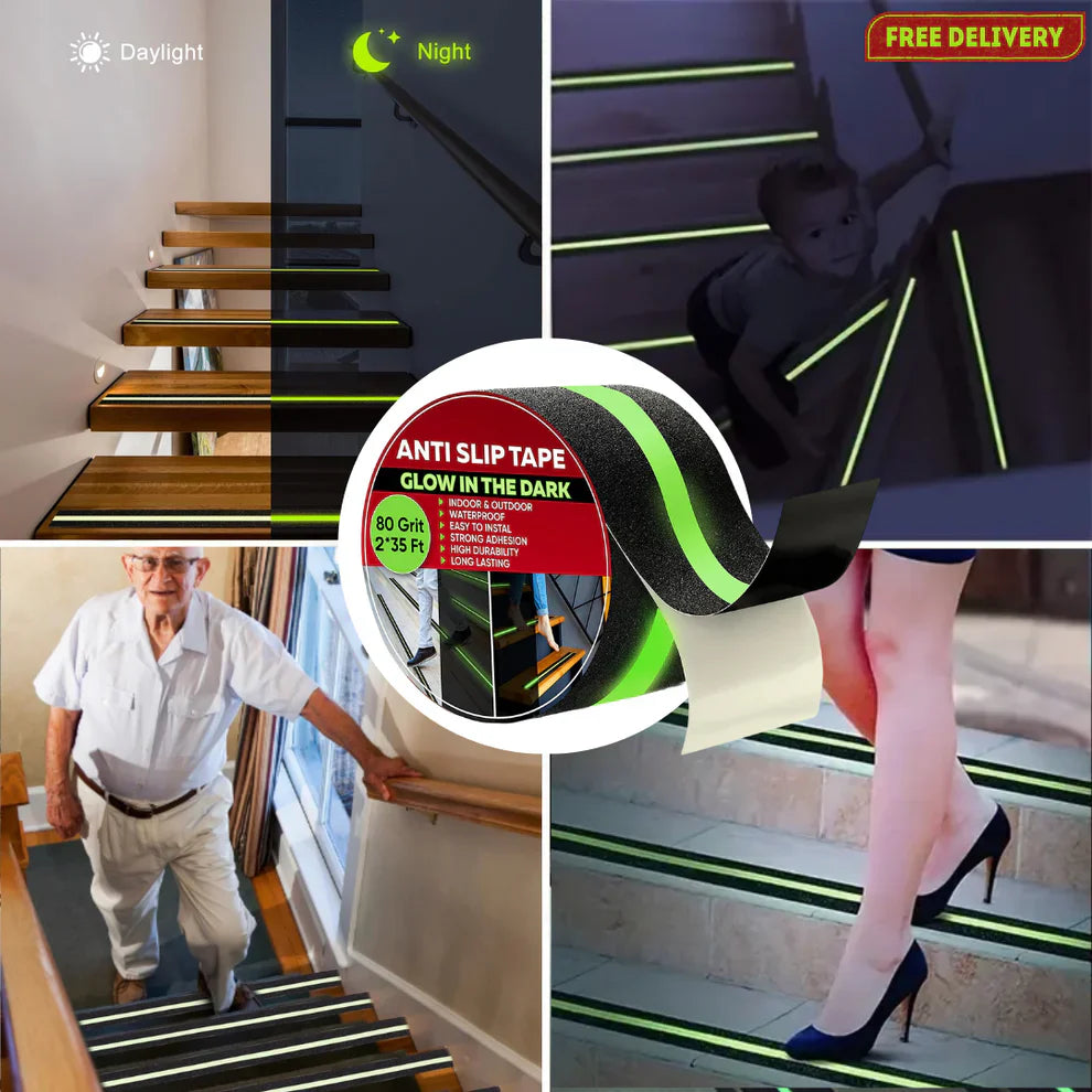 Buy 1 Get 3 Free | GripGuard 20-Step Glow Tape Pack