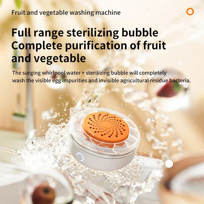 Buy 1 Get 1 Free Automatic Portable Fruit & Vegetable Washer