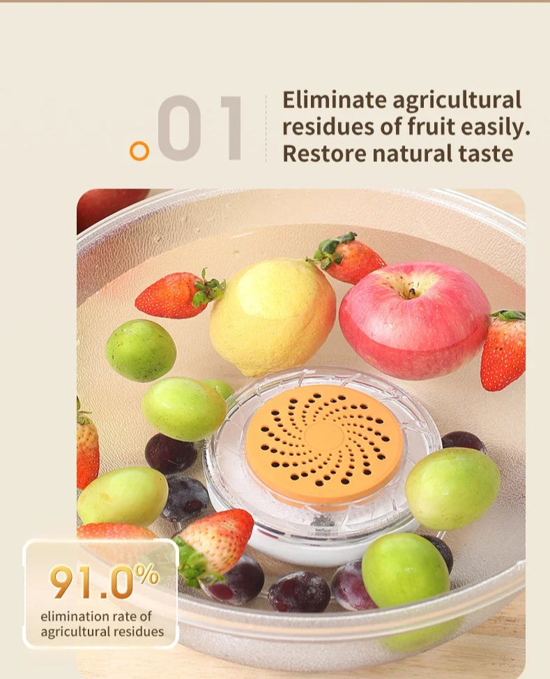 Buy 1 Get 1 Free Automatic Portable Fruit & Vegetable Washer