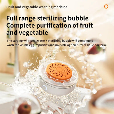 Buy 1 Get 1 Free Automatic Portable Fruit & Vegetable Washer