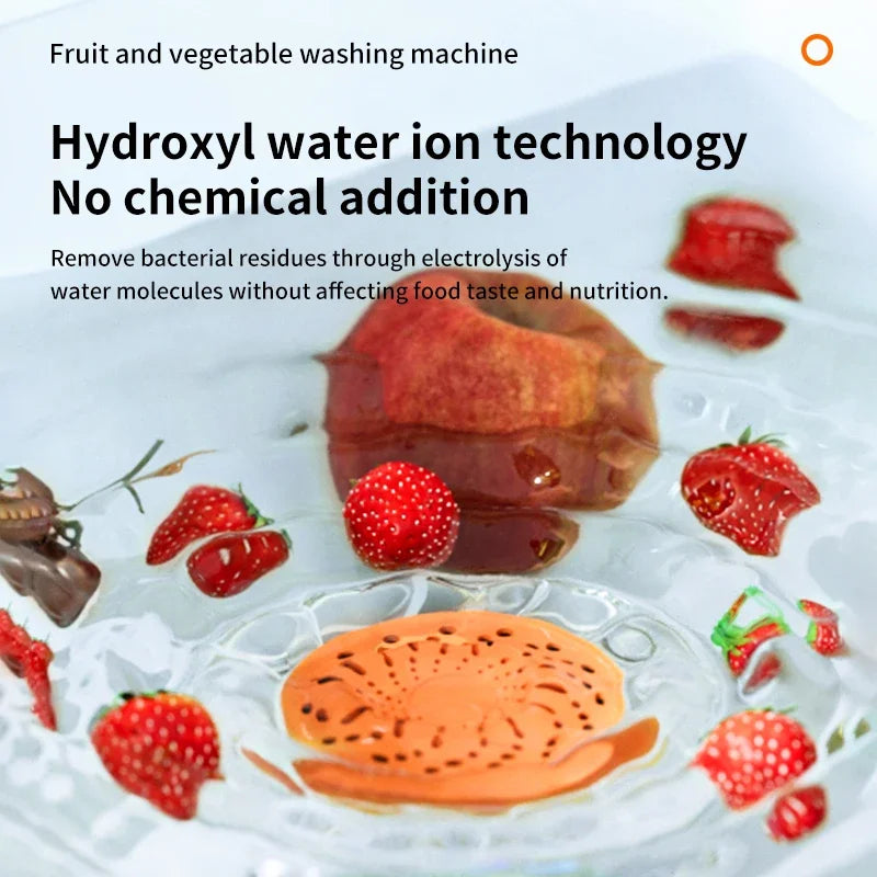 Buy 1 Get 1 Free Automatic Portable Fruit & Vegetable Washer